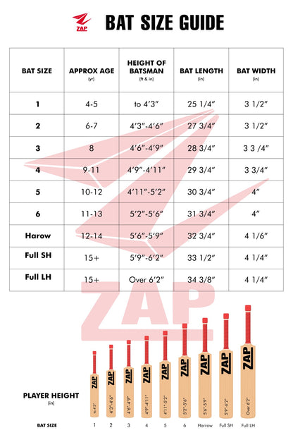 ZAP Besto Kashmir Willow Bat